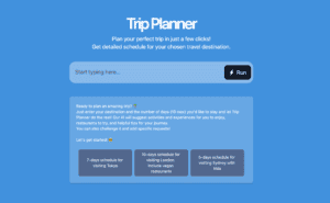 Best AI for trip planning