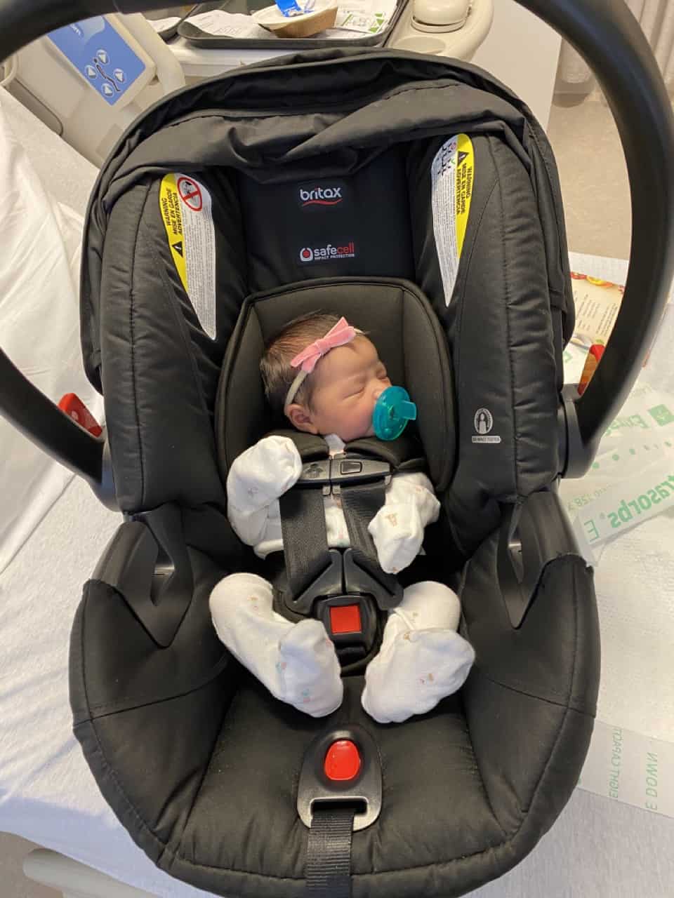 Newborn in the Car Seat