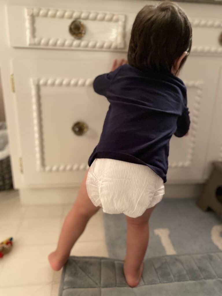 The snug design of Coterie diaper looks like an undie