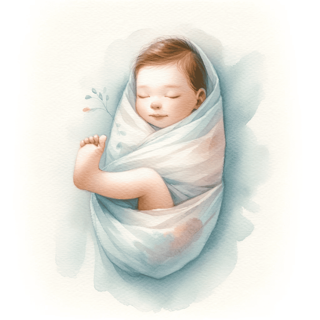 Kicking out of a swaddle