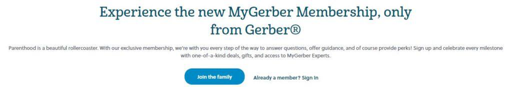 Gerber membership 