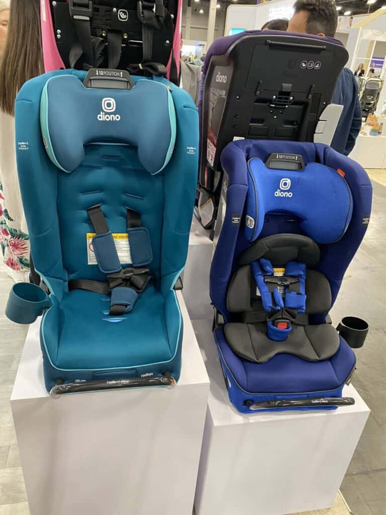 Diono Radian Safe Plus 3 across and Radian Safe Plus R 3 across car seats