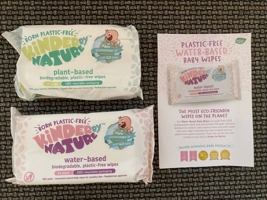 Kinder by nature the true clean ingredients baby wipes