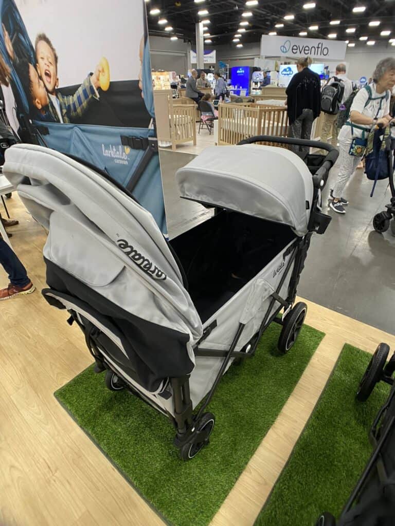 Larktale Caravan stroller wagon in grey 