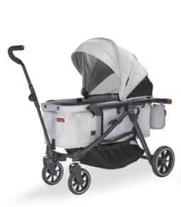 Larktale crossover single stroller converted into a stroller wagon