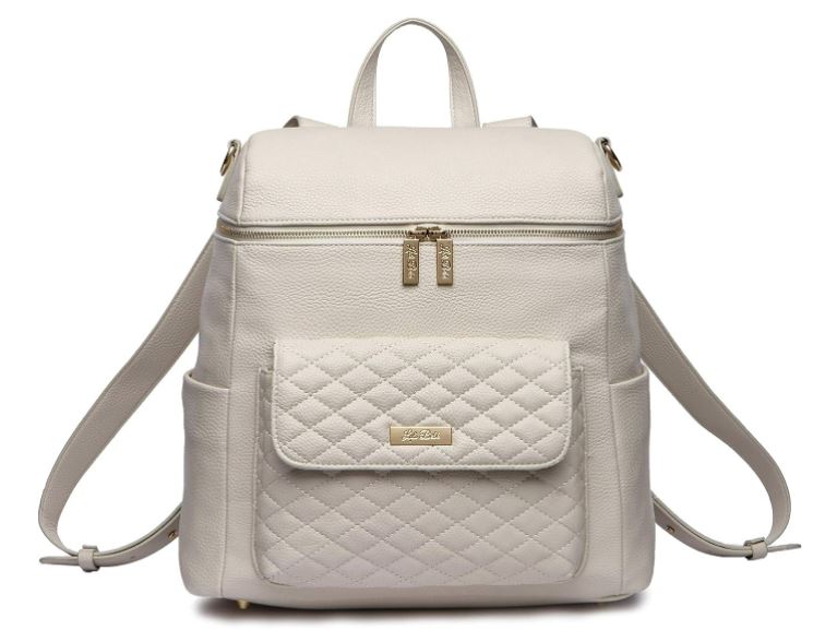 Front of Monaco diaper bag by Luli Bebe