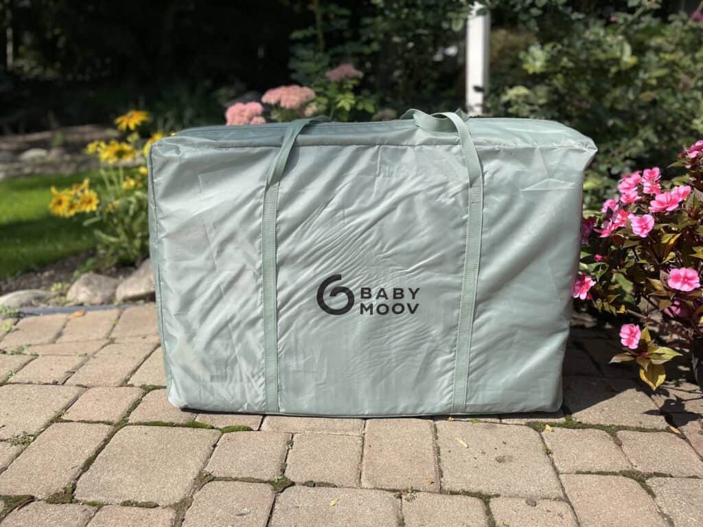 Babymoov Travel Crib and Bed Travel Bag front side