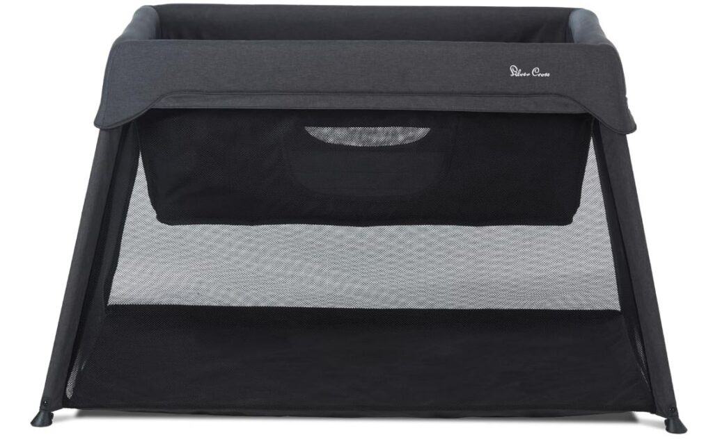 Silver Cross Travel Crib in black