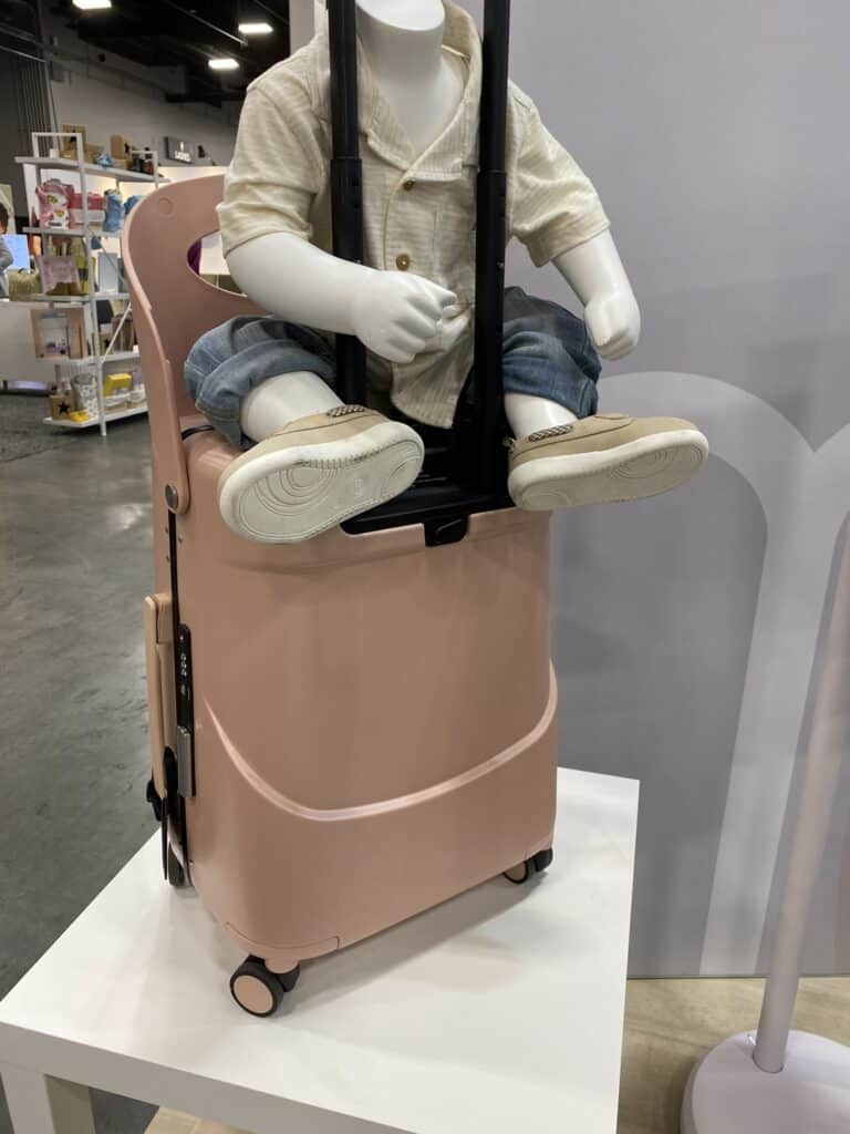 Mia Milly Carry on Luggage for flying with a toddler