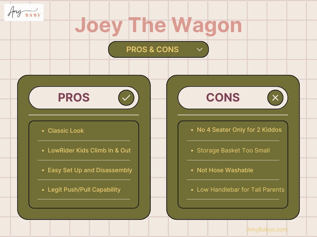 Joey the wagon pros and cons