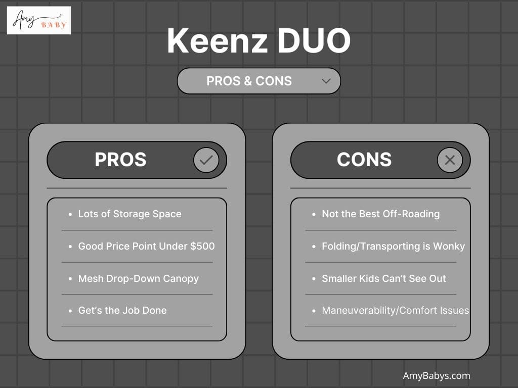 Keenz Duo wagon pros and cons