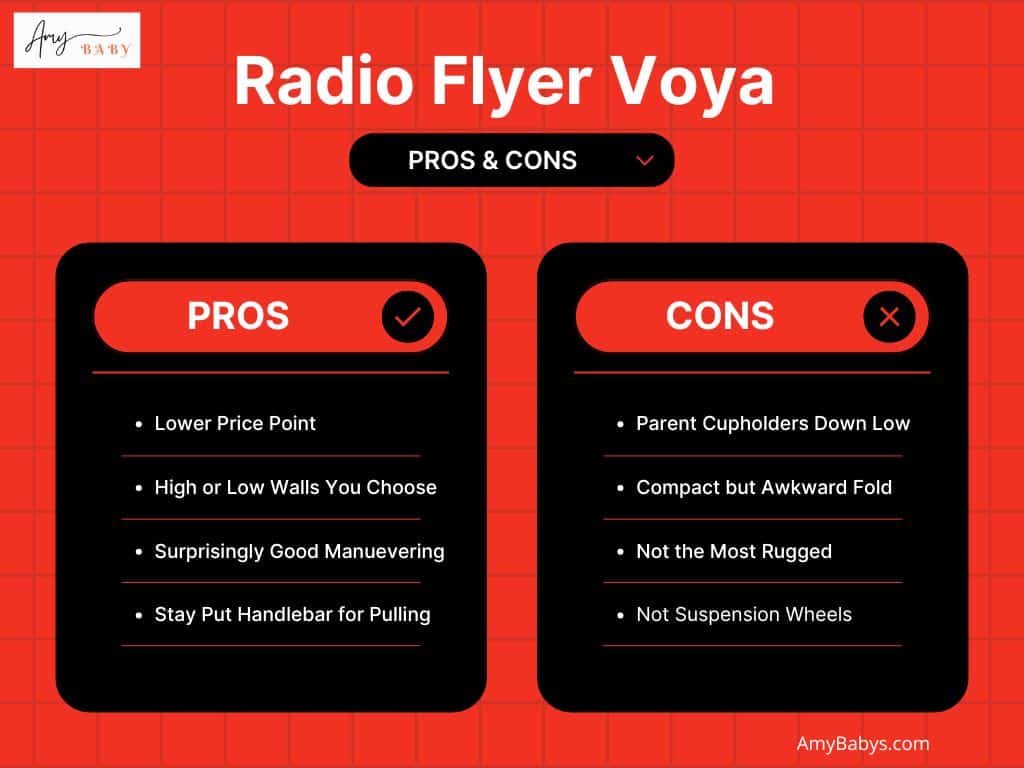 Radio Flyer Voya pros and cons
