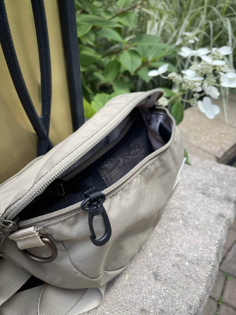 Crossbody diaper bag