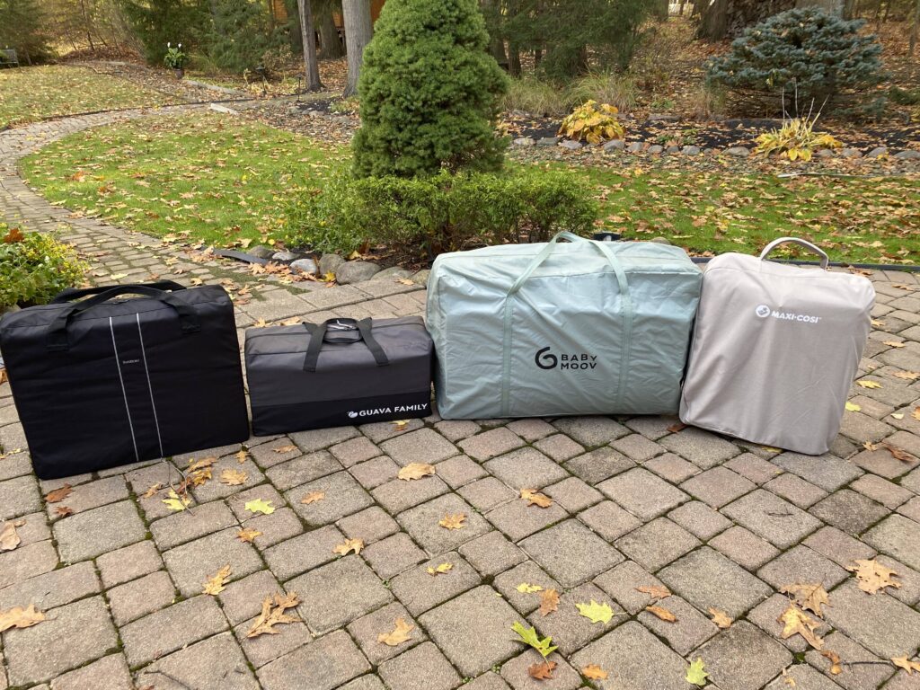 best travel cribs in travel bags