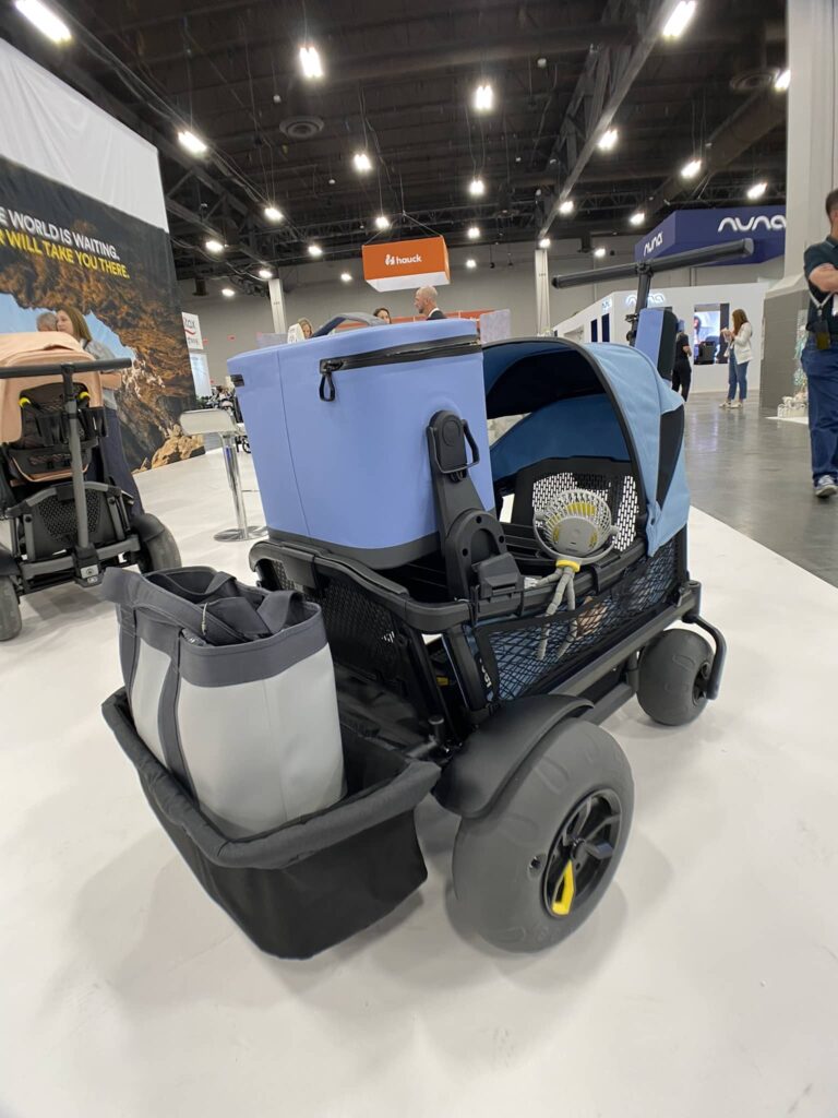 Loaded Veer wagon with beach wheels