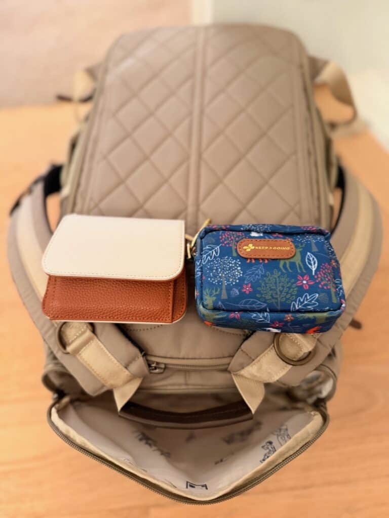 First Aid and Wallet in hood pocket