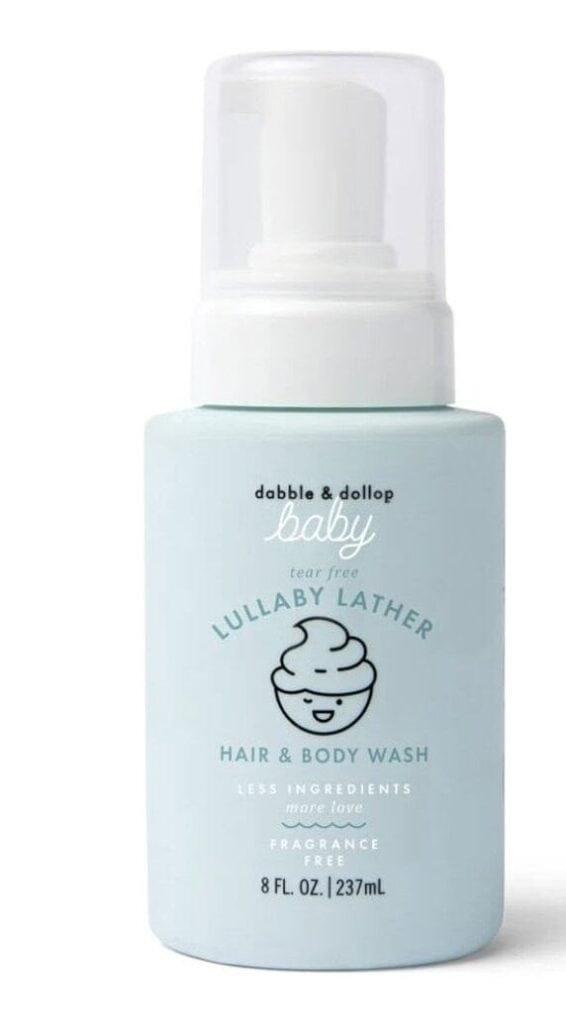 Best Baby Shampoos and Wash of 2026: 7 Gentle, Non-Toxic Picks (and What to Skip) 7 Dabble and Dollop Lullaby Lather Hair and Body Wash Front